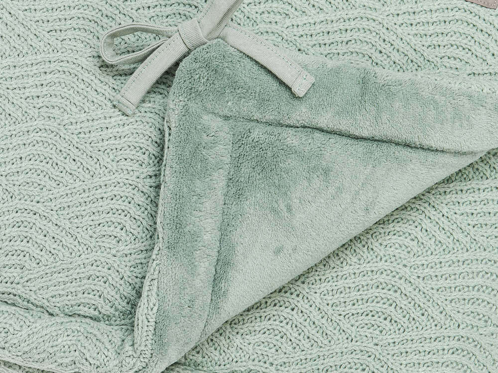 Bedbumper 35x180cm River Knit - Ash Green - Petitpyla